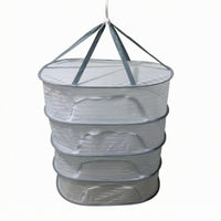 Resistant Foldable Hanging Drying Basket Ventilated Zippered Mesh Drying Basket Lightweight for Outdoor