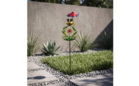 Frog Garden Stake Whimsical Yard Art Weather-Resistant Lawn Ornament for Gardeners, Homeowners, Patios
