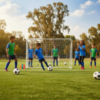Portable Soccer Goal Net Lightweight Movable Football Goal Indoor Outdoor Training Kit for Teens, Practice Field
