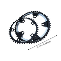 130 Chainring Lightweight Chainring with 42T and 52T Aluminum Alloy Chainwheel for Bike Riders, Cyclists