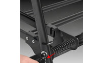 Upright Foldable Bike Stand Floor-Standing Foldable Two-Wheeler Stand Space-Saving Bike Rack with Folding Button Portable for Cyclists, Commuters, Garage, Indoor, Apartment