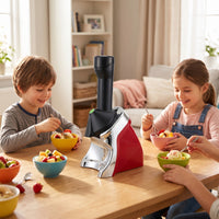 Electric Fruit Ice Cream Maker Homemade Chilled Dessert Maker Healthy Appliance Compact for Families