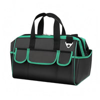 Oxford Cloth Tool Bag Reinforced Seams Tool Organizer Bag Zippered Utility Zipper Pouch Portable