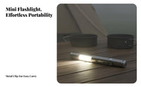 COB Pocket Work Lamp Alert Mode COB Pen Lamp Two Origin Flashlight Triple-Function Multifunctional Pocket Fastener Flashlight