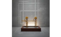 HO Scale Fuel Structure Industrial Oil Structure Miniature Railway Model with Ladder for Hobbyists