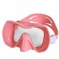Silicone Diving Facepiece CO2 180° Panoramic Snorkel Facepiece Travel-Friendly Water Sports Gear for Snorkeling