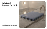 Adjustable Temperature Control PVC Scrubbing Bed Mattress Wear-Resistant Water Circulation Heating Mattress Soft and Comfortable Water Circulation Bed Warmer Seamless High-Frequency Pressing for Masseurs