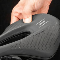 Streamlined Bike Saddle with Cutout Hollow Road Bike Saddle Padded Cycle Seat Comfortable for Cyclists, Commuters, Daily Commuting