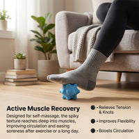 Peanut Massage Ball for Deep Tissue , Foot for Athletes, Hard for Back Muscle Relaxation