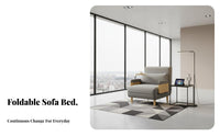 Foldable Pull-expandable Chair Bed twofoldUse creatureShaped Sleeper Chair Japanese and design Household Furniture Space-Saving for Apartment Dwellers, Overnight Guests, Small areas, Living Room, Home Office, Playroom