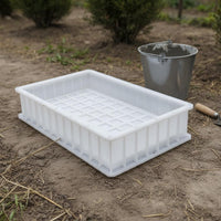Reusable Cement Border Mold DIY Garden Border Mold Easy to Use Landscaping Supply Long-Lasting for Rural Yard, Courtyard