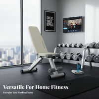 Heavy Duty Construction Bench Press Bench Comfortable High-Density Padding Strength Training Equipment Thick Padded Cushion for Men