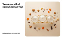 Removable Compartments Snack Serving Tray Set Detachable Bowls Divided Serving Tray with Lid Easy to Clean Compartment Snack Box Sturdy for Party Hosts, Coffee Table, Living Room
