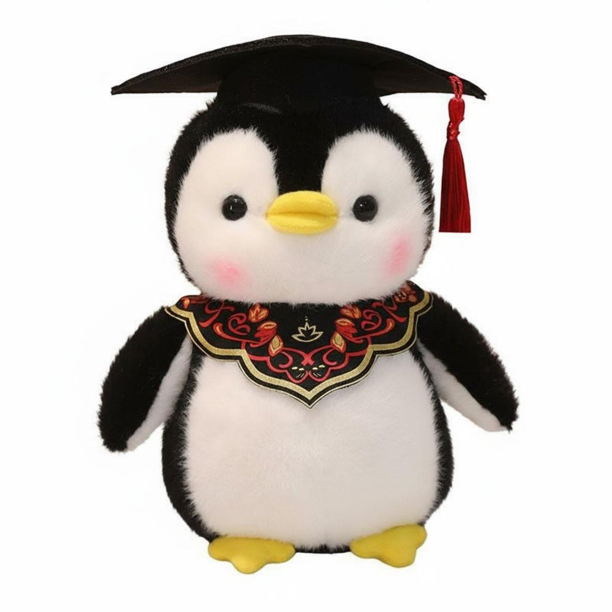 Cute Doctor Penguin Stuffed Toy Adorable Graduation Penguin Stuffed Soft for Graduates, Students, Bedroom Decor