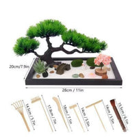 Miniature Landscape Model Meditation Mini Zen Garden Handmade Look for Desk