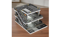 1:64 Parking Garage Diorama Detailed Ramp Parking Lot Scene PVC Material Toy Model Display for Collection