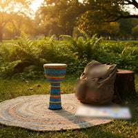 African Hand Drum Concert-Ready Hand Drum Portable Rope Tuned for Young Children