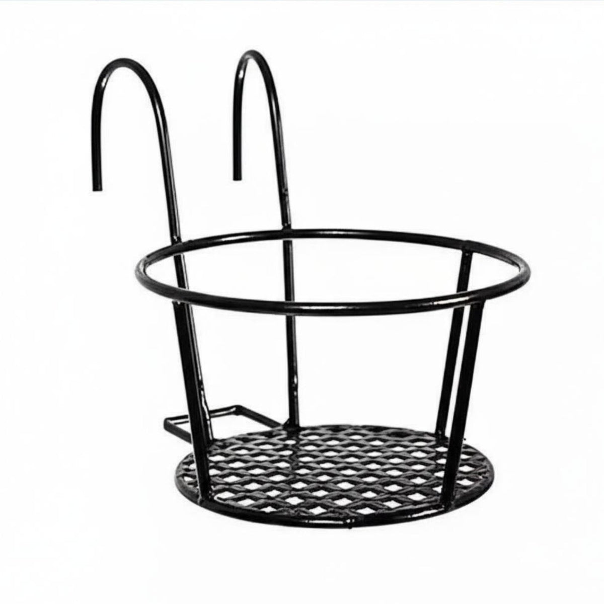 Railing Planter Rack Wide bracket Design Plant Holder long-finaling for Fence, Homeowners