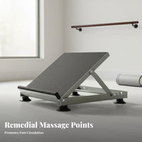 Stable Triangular Structure Adjustable Slant Board Non-Slip Surface Foldable Foot Stretcher Portable Design Adjustable Calf Stretcher Heavy Duty for Seniors, Stretching Practitioners, Athletes, Physical Treatment Clinics, Home, Gym, Office