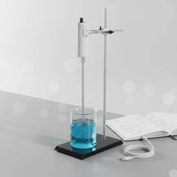 Electric Overhead Stirrer Low Noise Scientific Overhead Mixer High Viscosity Mixing Electric Mixer for Hobbyists, Workshop