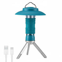 Multi-Functional Multifunctional Tent Light Lightweight Lighthouse Design Camp Lamp Power Bank Function Rechargeable Outdoor Flashlight Waterproof for Campers, Hikers, Anglers, Emergency