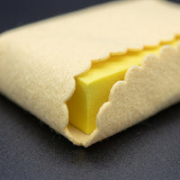 Fuzz Cloth Ceramic Coating Cloth for Even Application, 10cm X 10cm Low-Absorbency Fabric, Wave-Resistant Finish for Automotive Detailing