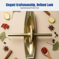 Thickened Brass Medicine Grinding Trough, Herbal Pharmacy Tool, Traditional Chinese Medicine, sturdy