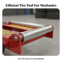 Labor-Saving Tire Heavy Duty Tire Changing Assistant Tool Sturdy for DIY Enthusiasts, Auto Technicians, Garage, Farm