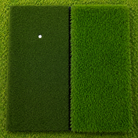 Golf Practice Mat, 2-Way (Allows Tee Insertion), Approach, Home, Indoor & Outdoor Compatible, Foldable, Artificial Grass