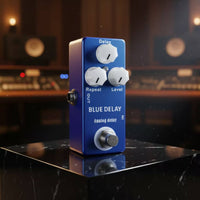 Compact Analog Delay Guitar Pedal Metal Analog Delay Pedal Lightweight Low-Noise for Guitarists
