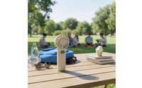 Handheld Cooling Fan Digital Display Ice Cooling Fan Electronically Commutated Engine Triple-Function Design for Commuters
