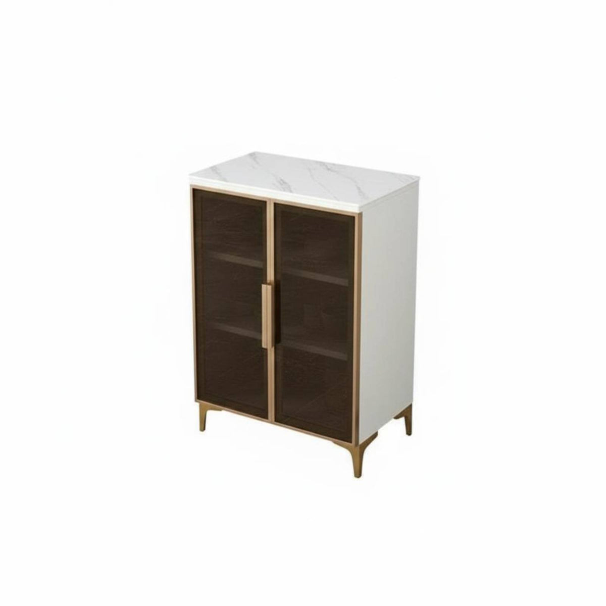 Light Luxury & design Fluted Door Sideboard with Induction Top Multi-Functional beverage Station Waterproof Surface Storage Cabinet safety glass Doors for property owners, Interior Design lovers, Apartment Dwellers, Living Room, Kitchen, Hallway, Entryway