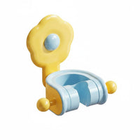Easy to Install Shower Head Bracket Waterproof Adhesive Shower Head Holder Adjustable Angle Bathroom Fixture