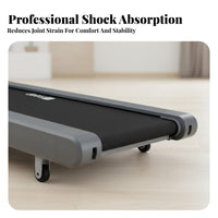 Foldable Treadmill Shock Absorption Folding Treadmill Low Noise Slope Running Machine for Runners, Apartment