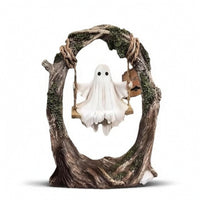 Specters on a Arbor Seat Spooky Specters Tree Suspended Decor Decorations for Decorators