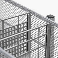 File Organiser with Metal Wire Mesh Design for Home Office and Bedroom Storage, Magazine Rack and Letter Tray Desk