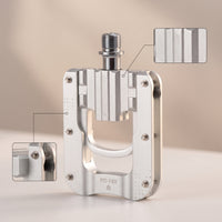 Folding Bike Pedals CNC-Machined Folding Cycle Pedals Anti-Slip Smooth-Rotation for Cyclists, Daily Commuting