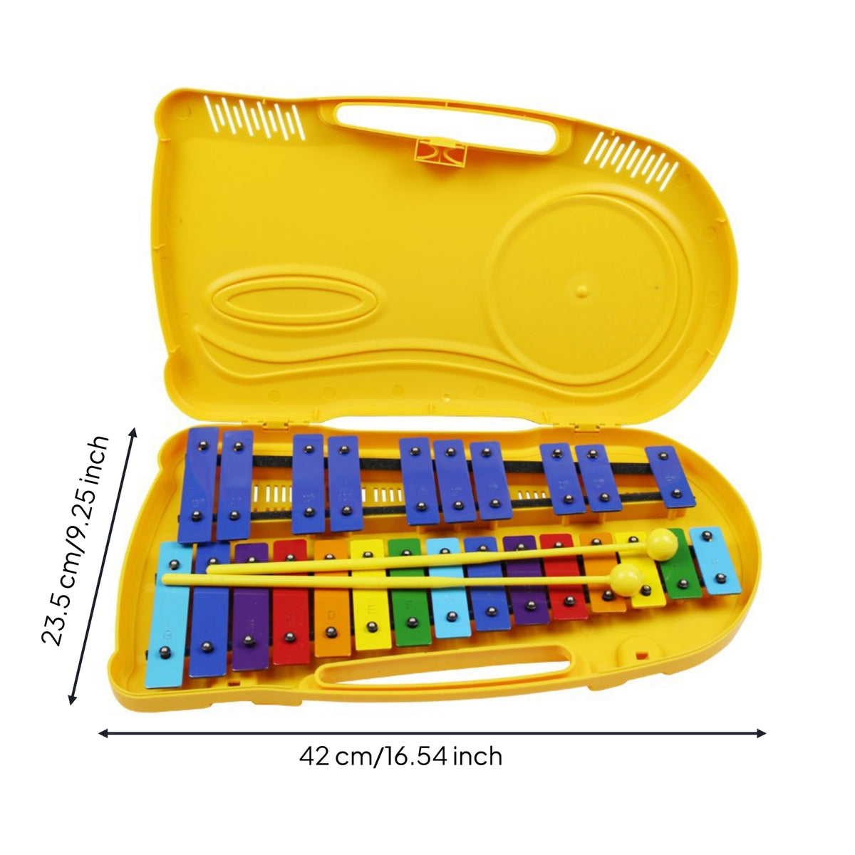 Xylophone with Carry Case Lightweight Xylophone with Case Sturdy Glockenspiel for Kids, Home