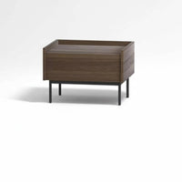 Minimalist Design Nightstand with Drawer Multi-Functional Single-Drawer Side Table Stable and Long-Lasting Bedroom Furniture Space-Saving for Apartment Dwellers, Interior Designers, Hotel Managers, Small Areas, Living Room, Hallway, Office