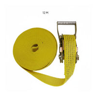 Long-Lasting Ratchet Tie-down Strap High-Strength Polyester Ratchet Lashing Belt Reinforced Stitching for Movers, Trailers, Transport