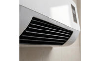 1800W Electric Heater Fan Rectangular Housing Wall Mounted Heater Front Grille Home Heating for Bathroom, Bedroom