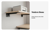 Straight vertical surfaceMounted Board Antiscuff Display Shelf Water-Resistant