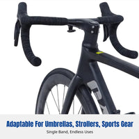 Black Stroller Handle Cover, Anti-Slip Umbrella Wrap, Breathable Grip Protector