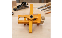 Aluminum Alloy Cabinet Door Installation Tool Cross-Shaped Clamp Cabinet Door Installation Jig Millimeter Scale Threaded Adjustment