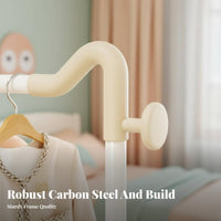 complimentarystanding Garment Rail with storage areaSaving for children