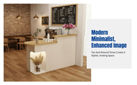 Cashier Counter, Modern Minimalist Reception Desk, Small Bar Table for Clothing Shop, Milk Tea Shop, Multiple Colors