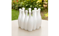 10 Pieces Mini Bowling Pin Toy Indoor Bowling Pin Toy Game Miniature Smooth for Children, Playroom, Home