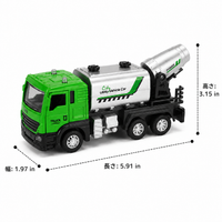 Car Toy Pullback Work Vehicle Mini Car with Light & Sound, Door Open/Close, Construction Vehicle, For Kids Ages 4-6, Birthday Gift