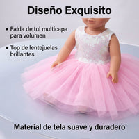 18-Inch Doll Clothes, Princess Dress, Doll Clothing Set, Great for Pretend Play and Girls' Gift