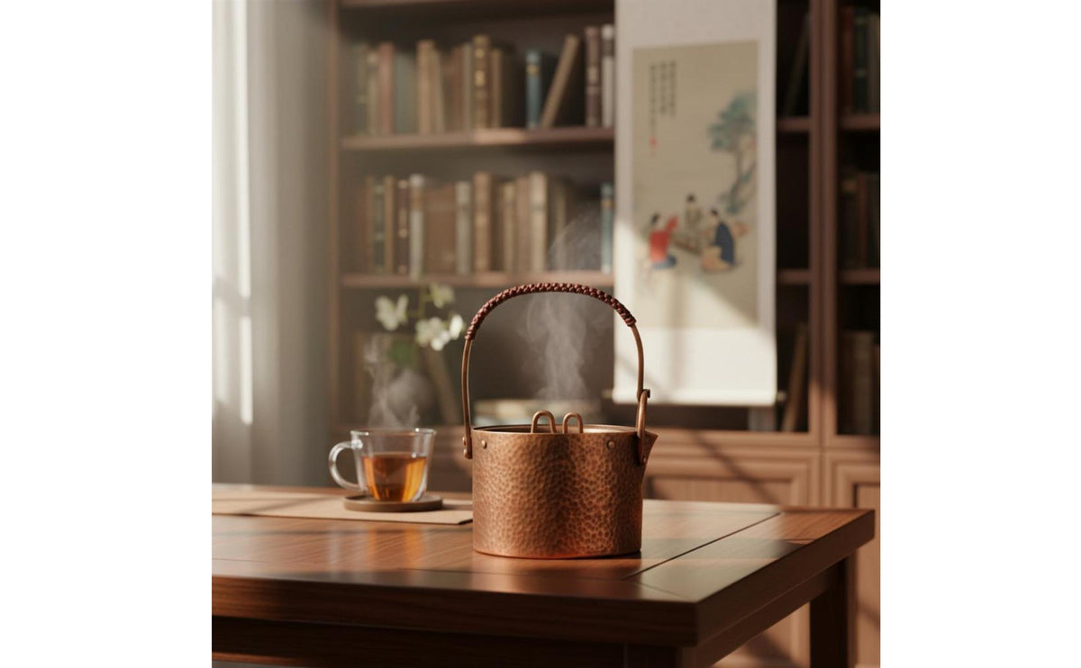 Pure Copper Teapot Handmade Copper Teapot Thickened Household Drinkware